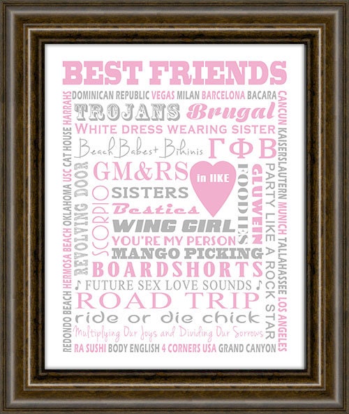 Best Friend Gift - Gifts For Her - Thank you Gift - Bridesmaid Gift ...