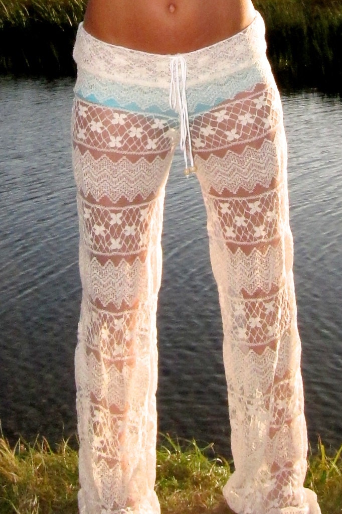 crochet beach pants