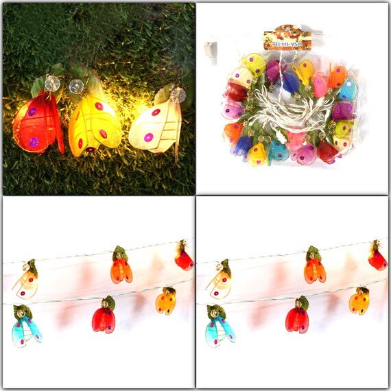 Aladin 20 Lady bug String Lights FairyHome/Patio by AladinLights