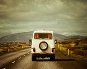 The Road Trip - Vintage Camper, Summer Vacation, Landscape Photography, Iceland, Car, Family Van, Adventure Travel - EyePoetryPhotography