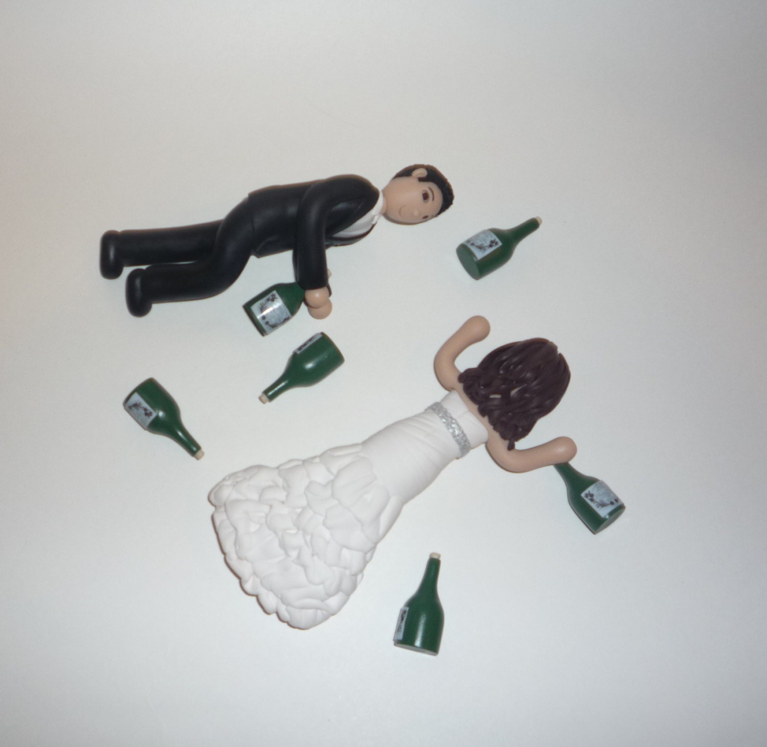 Personalized Drunk Wedding Cake Topper