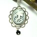 Captain Jack's Ex Girlfriend Necklace Dark Grey Cameo Skull Gothic Noir Black Designed By Mystic Pieces