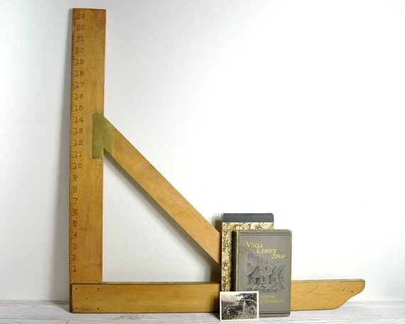 Vintage Carpenters Tool / Wood Framing Square / by HavenVintage