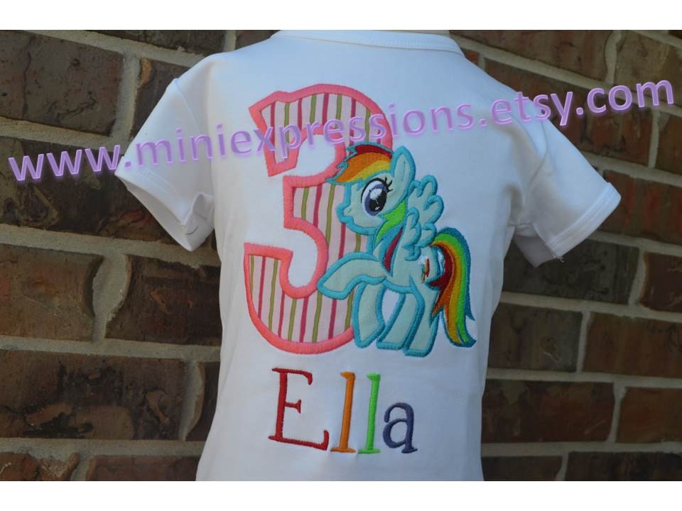 my little pony birthday shirts