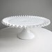 Fenton Silver Crest Milk Glass Cake Stand Modern Wedding Mid Century - SPECIAL PRICE