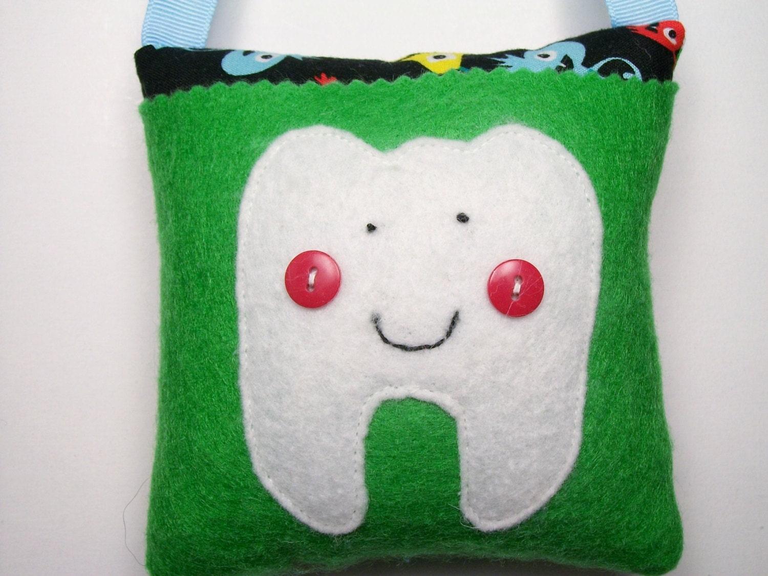 Tooth Fairy Pillow Boys Funny Monsters Tooth Pillow