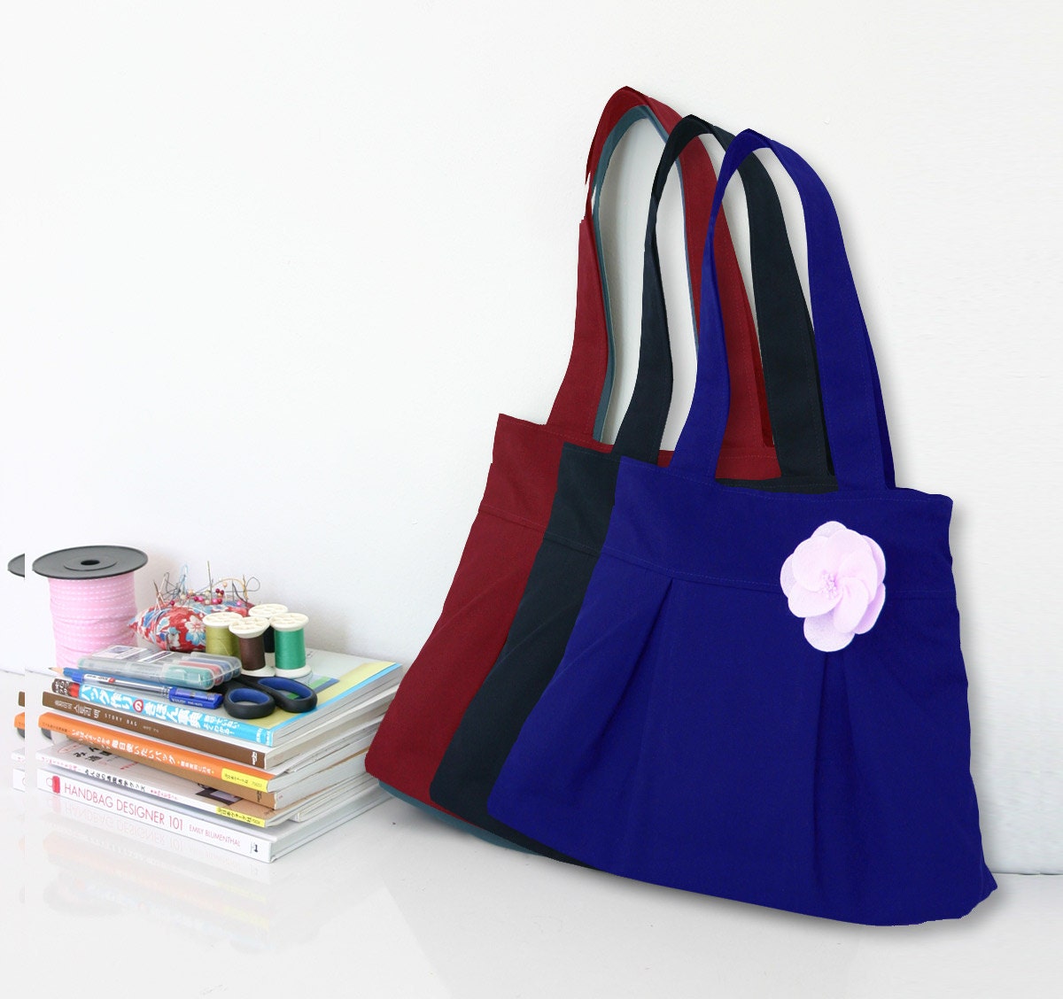 10 off 3 Bridesmaid Tote Bags Bridesmaid Gifts Wedding Party