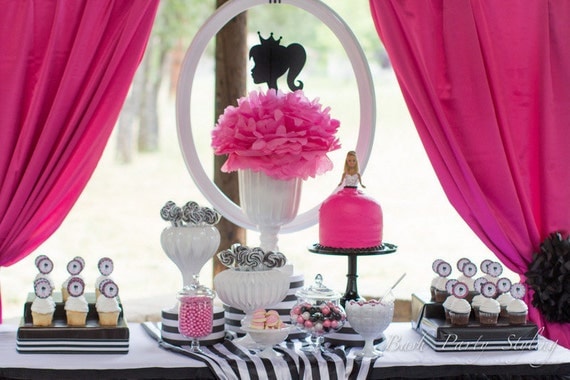 DIY Barbie Girl Party Package Il_570xn