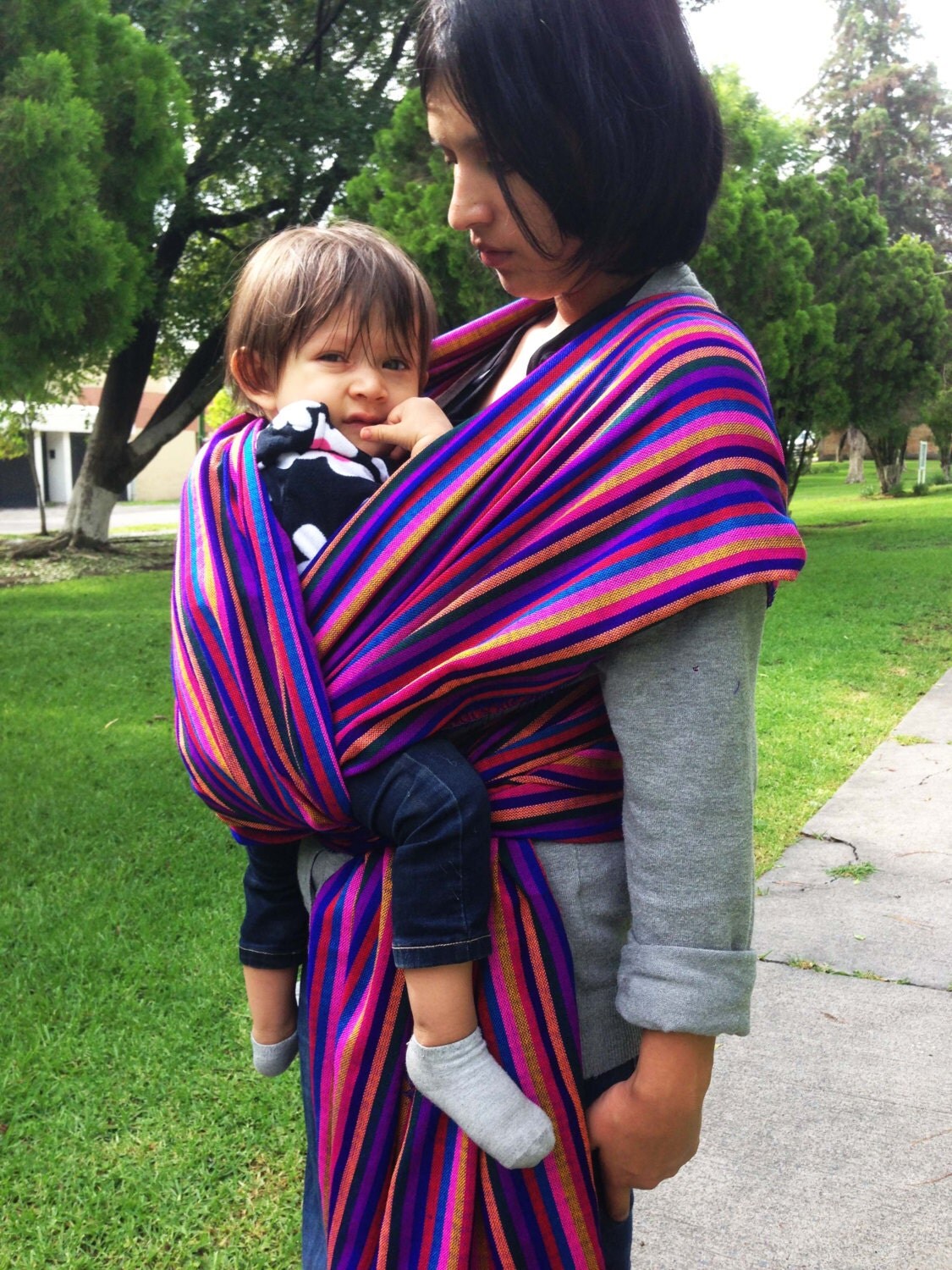 Baby wrap carrier Mexican by TortillasCalientitas on Etsy