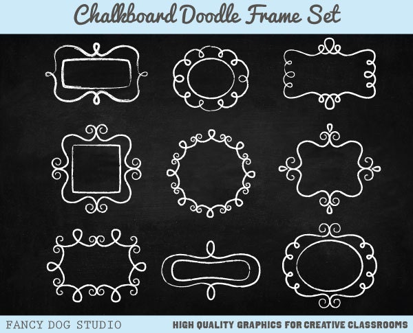 free chalkboard clipart frames - photo #40