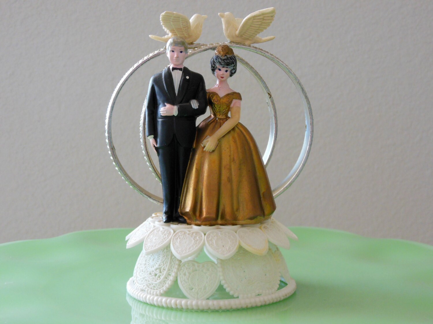 Bride and Groom Anniversary Cake Topper by Bride and Groom Anniversary Cake Topper by
