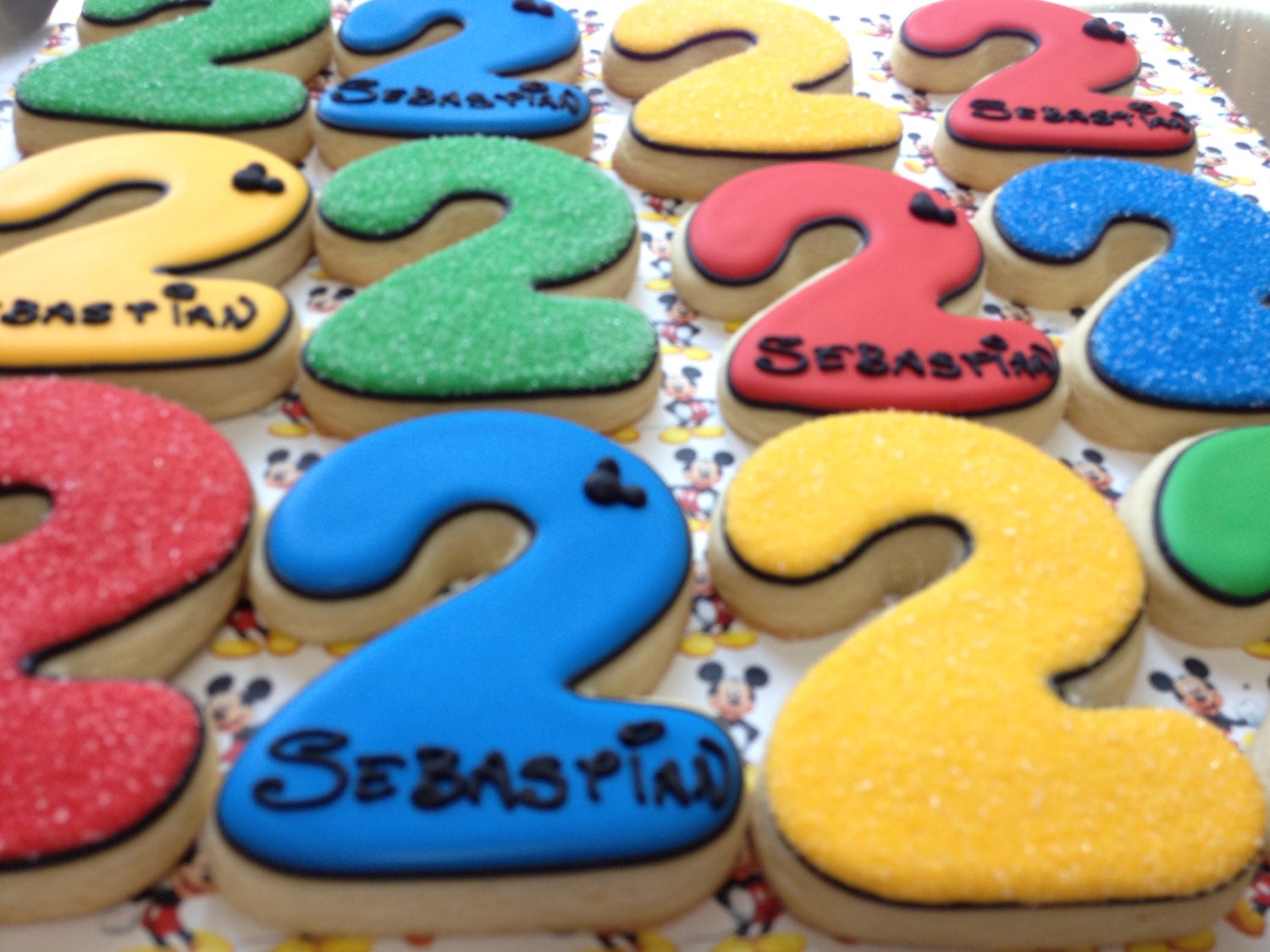 Custom Designed Number or Letter Cookies Il_570xn