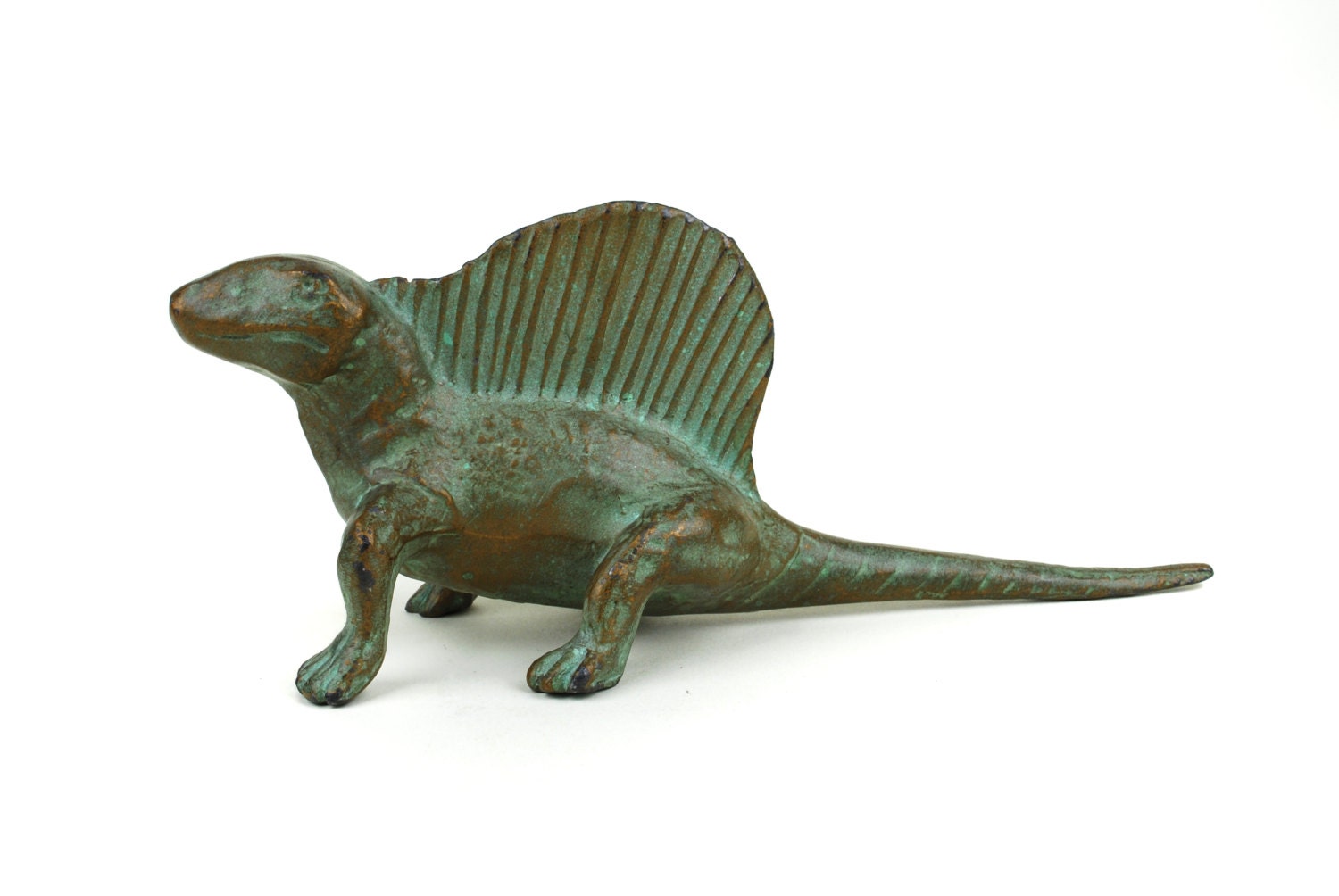 brass dinosaur figurine