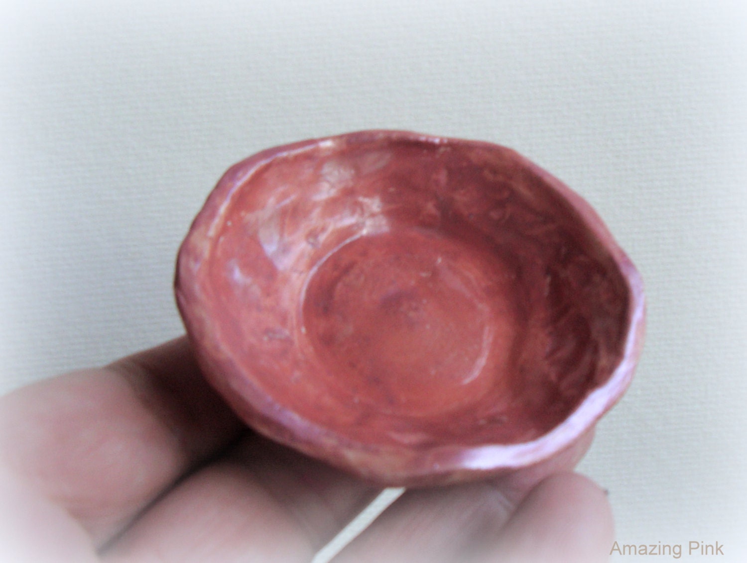 Rustic Ceramic Mini Pottery Ring Dish Home Decor - AmazingPink