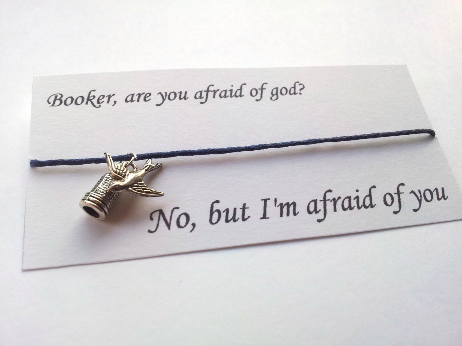 Booker Are You Afraid Of God No But Im Afraid Of You Bioshock