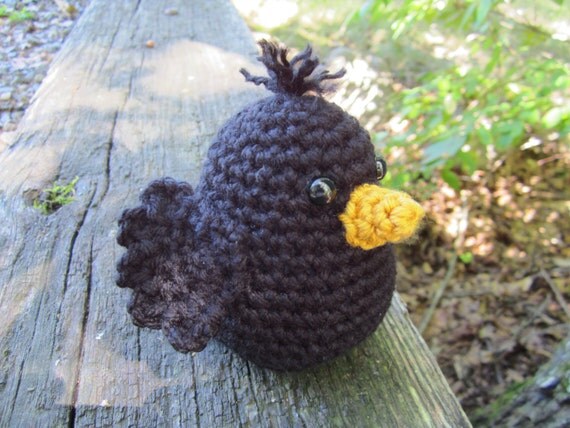 crow plush pattern free