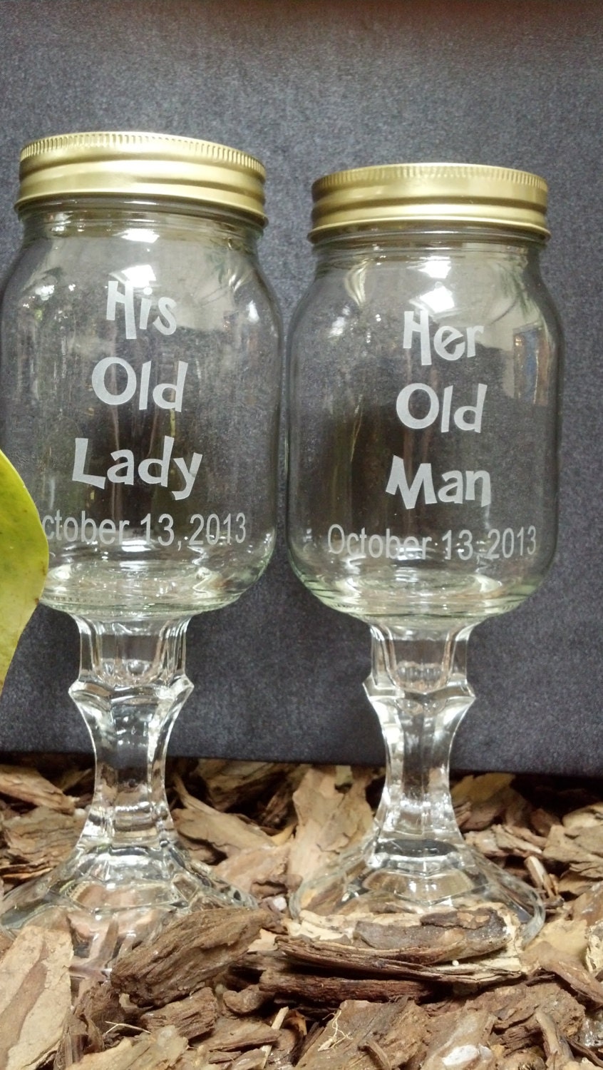 Etched Redneck Wine Glasses Hillbilly Crystal By Thatglassstore