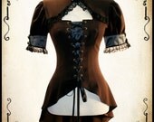 Medieval blouse steam punk steampunk Miss Delphine Shirt Victorian costume - Dracolite