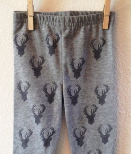 Deer leggings babies toddlers various colors by LeviAndMarley