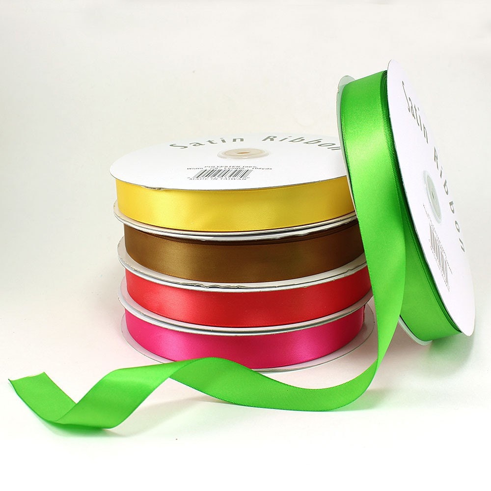 Satin Ribbons 7/8" (spool of 100 yards) - ** FREE SHIPPING ** Il_570xn
