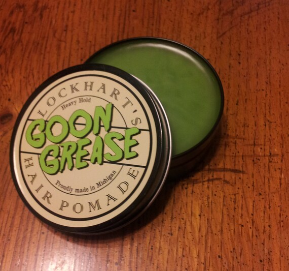 lockhart s goon grease heavy hold hair pomade by lockharts on etsy lockhart s goon grease heavy hold hair pomade by lockharts on etsy
