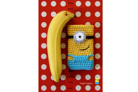 Minion Crochet Phone Case - Made To Order