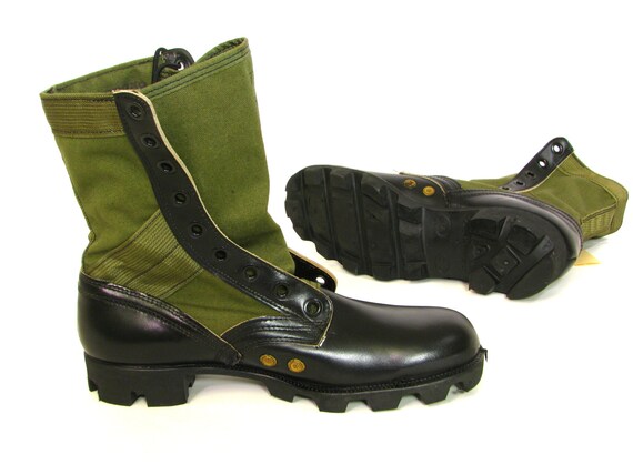 canvas jungle boots