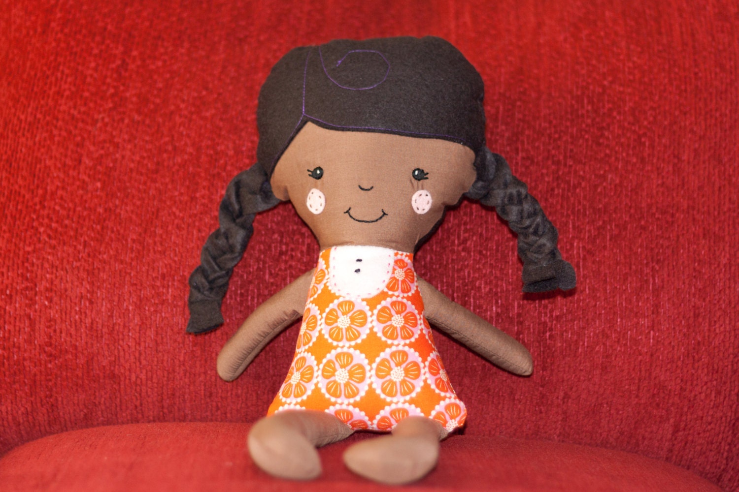Little Girl Fabric Doll