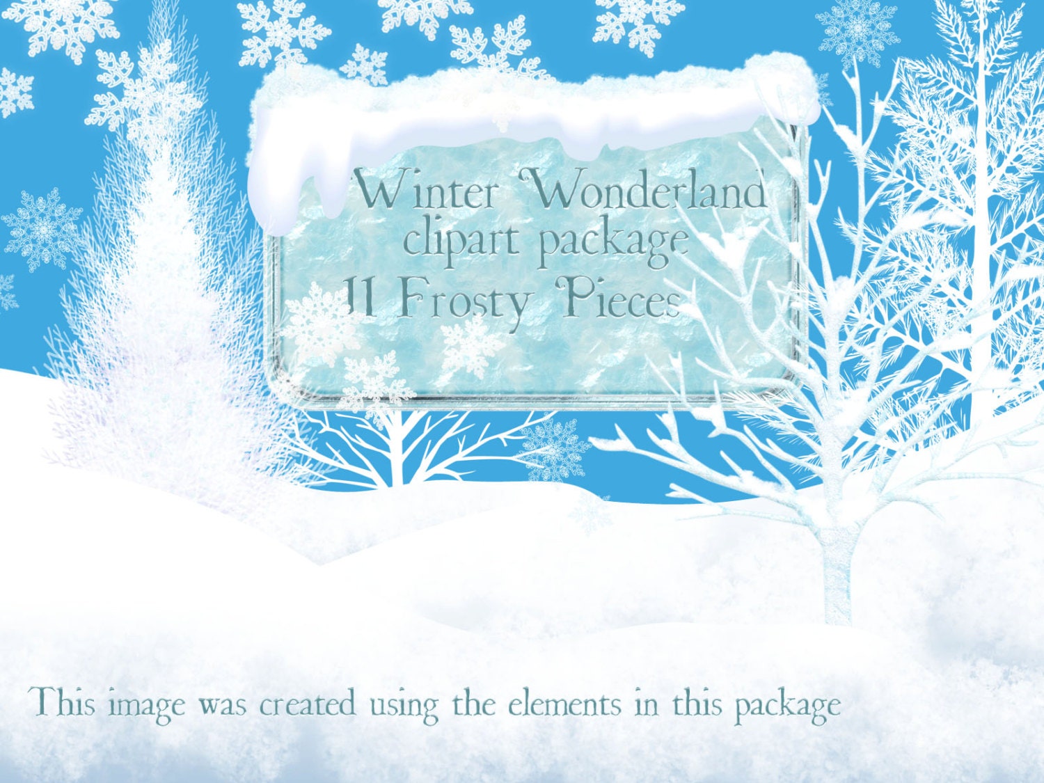 winter wonderland clip art - photo #5