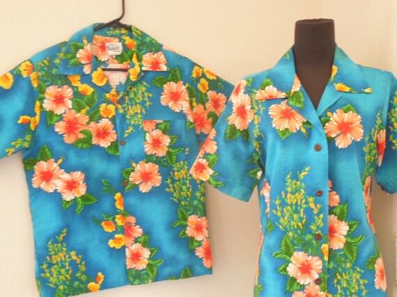 his and hers hawaiian shirts
