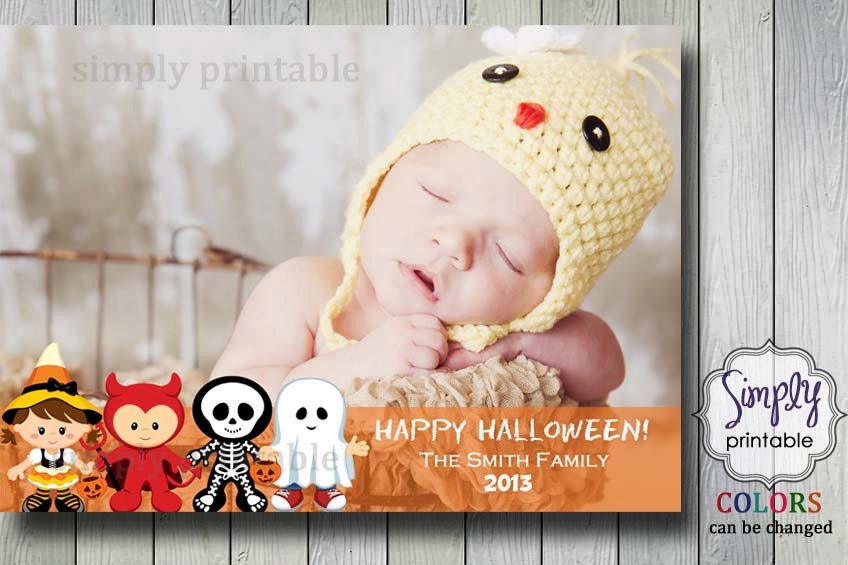 Halloween Photo Card Il_570xn