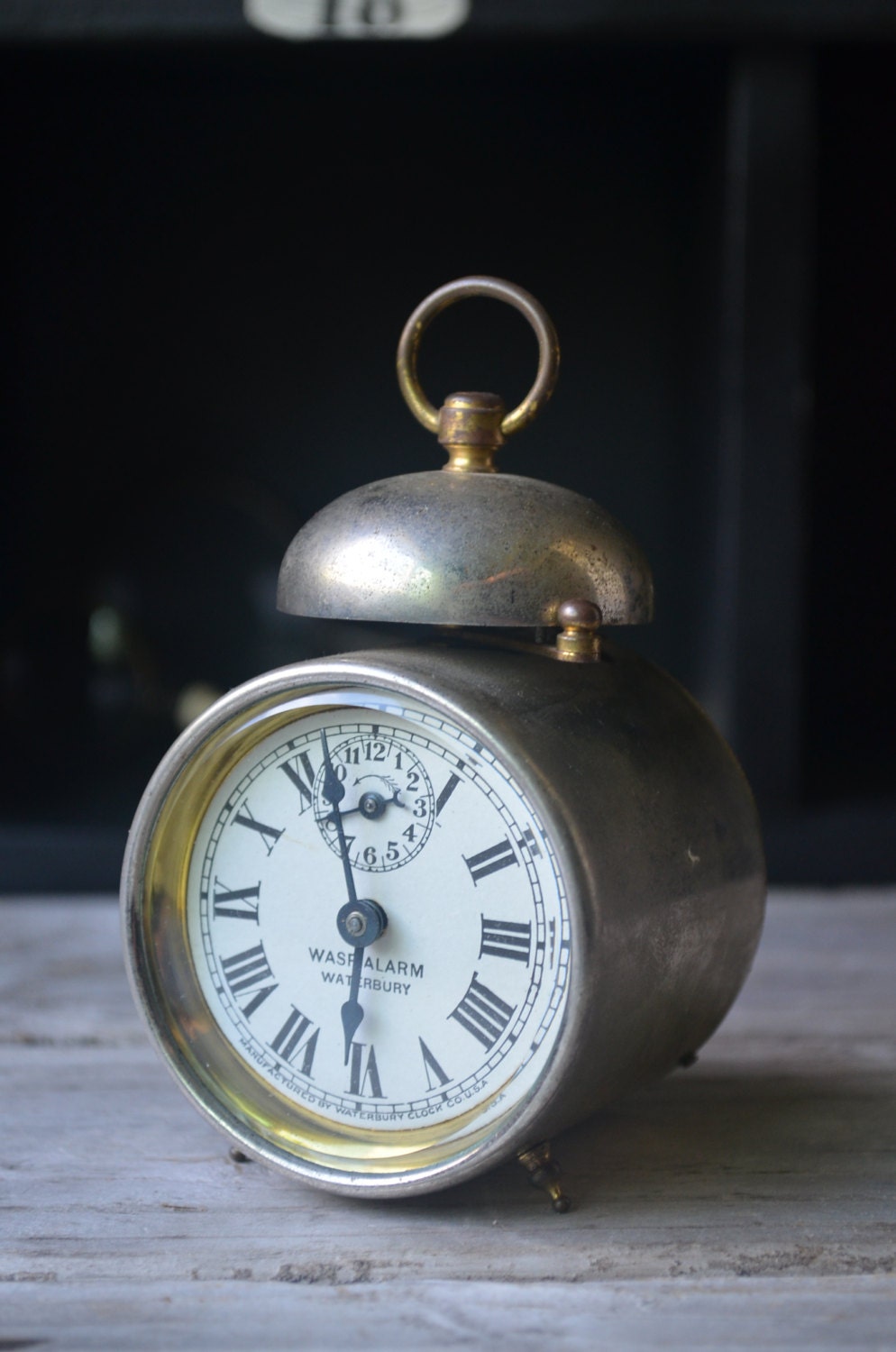 Antique Miniature Alarm Clock - housewarming101