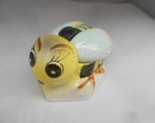 Vintage Yellow Bee Honey Pot/Bowl - FionaRoseVintage