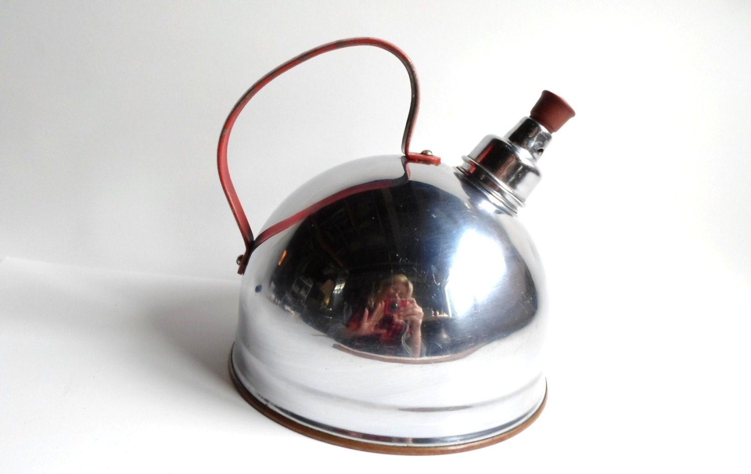 1940s Tea Kettle Teapot Whistling Tea Kettle by AllVintageLady