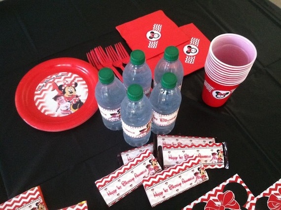 Minnie Mouse Candy Bar Wrappers: Downloadable & Printable Il_570xn