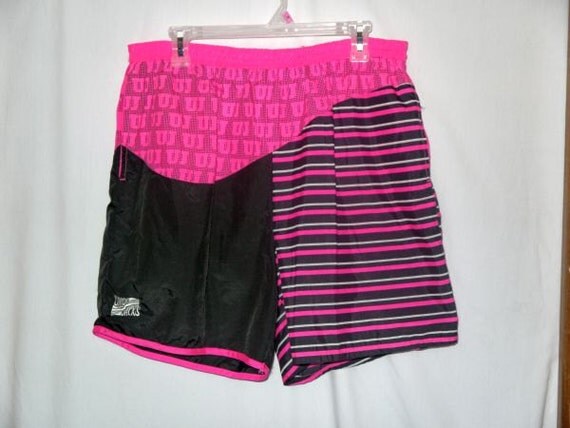 mens 80s swim trunks