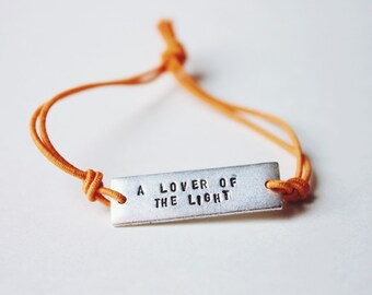 Quote Bracelet by BrokenArrowCrafts on Etsy