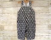 Overall in Pirate Skulls and Crossbones - NEW for Fall - OverallBaby