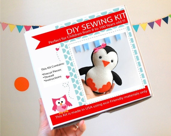 DIY Baby Penguin Sewing kit, - Sewing Kit A818 Free Shipping Il_570xn