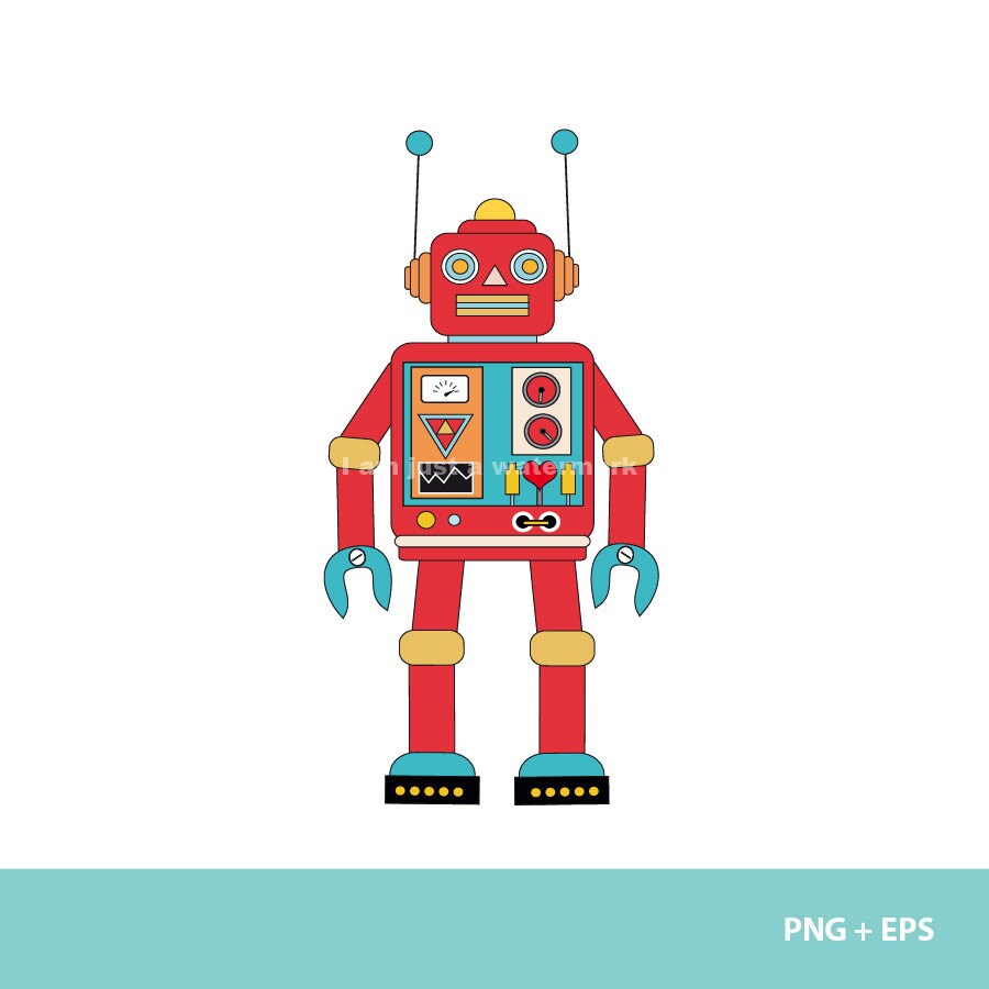 robot toy clipart - photo #29
