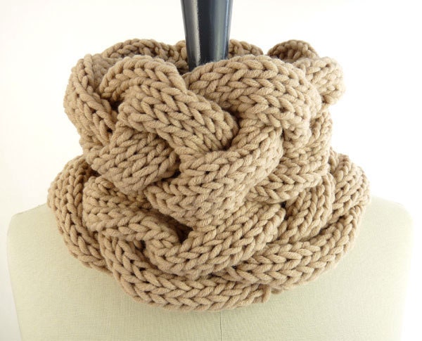 PDF Knitting PATTERN: Loose Braids Chunky Cowl / Infinity Scarf with Cables / Cabled Neckwarmer / Knitted Snood / Unisex Knit - tortillagirl PDF Knitting PATTERN: Loose Braids Chunky Cowl / Infinity Scarf with Cables / Cabled Neckwarmer / Knitted Snood / Unisex Knit - tortillagirl