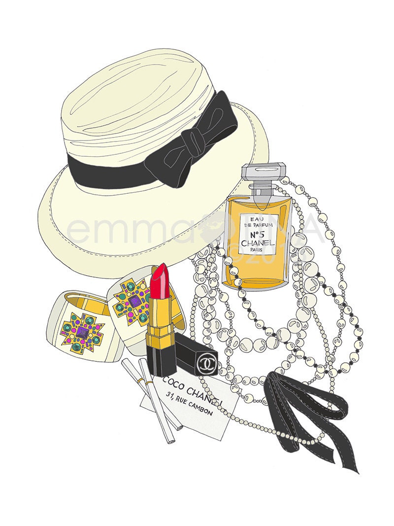 Coco Chanel. Print by emmakisstina on Etsy