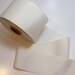 Ivory Grosgrain Ribbon 3 inches wide x 5 yards precut SECOND QUALITY FLAWED, Cheer Bows, Cheer Ribbon