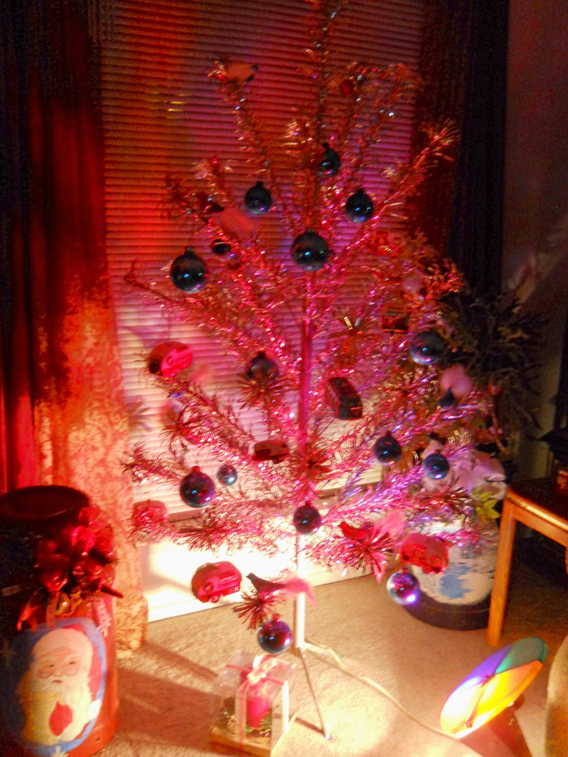 1960s 6 foot aluminum christmas tree rotating by 1960s 6 foot aluminum christmas tree rotating by