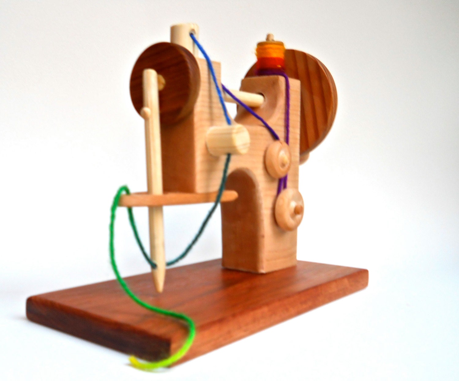 Hardwood Maple Toy Sewing Machine