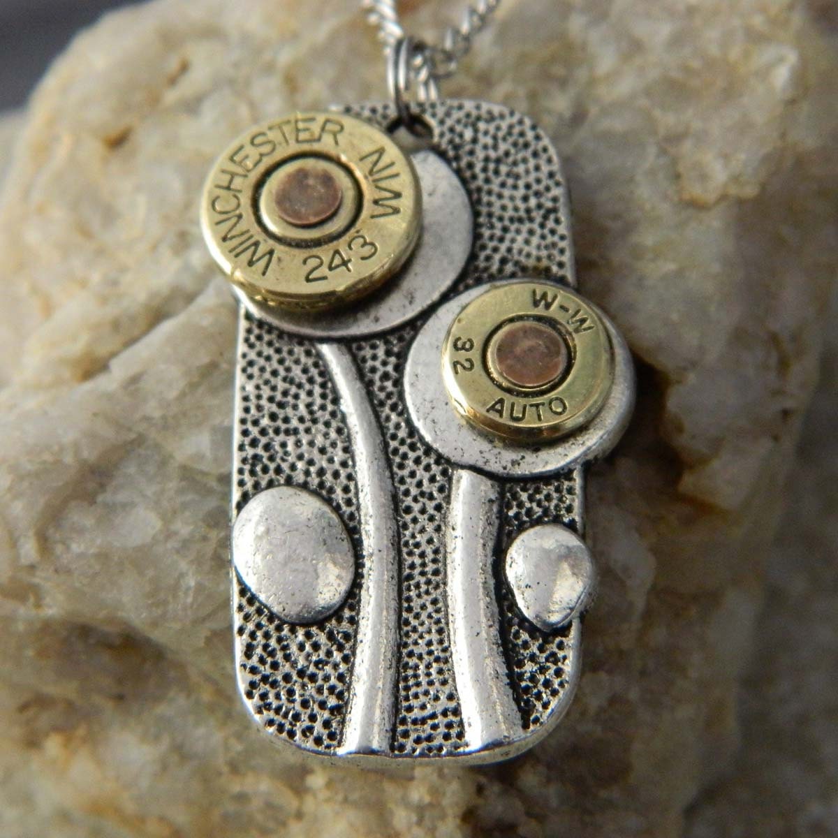 Bullets in Bloom Bullet Flowers Necklace by WireNWhimsy on Etsy