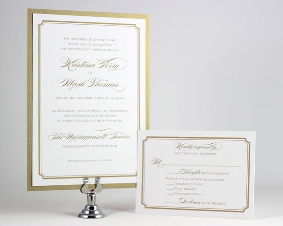 Printable Wedding Invitations Simple Wedding by EdenWeddingStudio