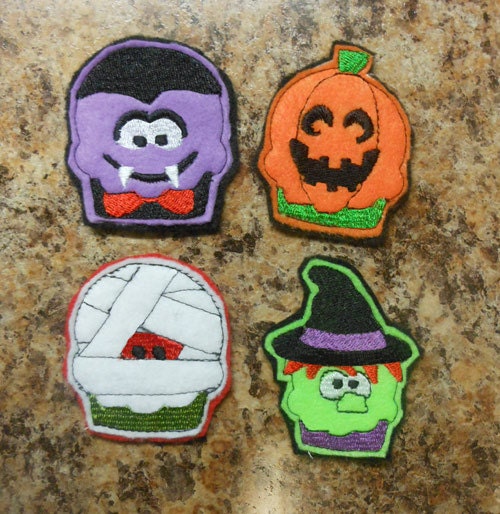 Items similar to in the hoop halloween feltie set 3 jessecmault machine