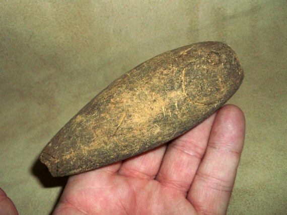 Fish Effigy Peace Pipe Old Stone Indian by eaglemountaindesigns