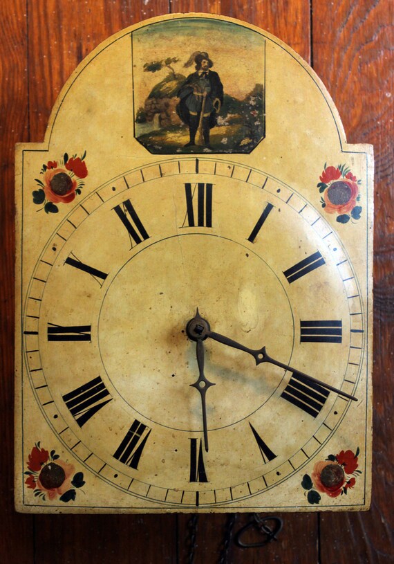 Antique German Wall Clock Wag On the Wall circa by fancifulanne